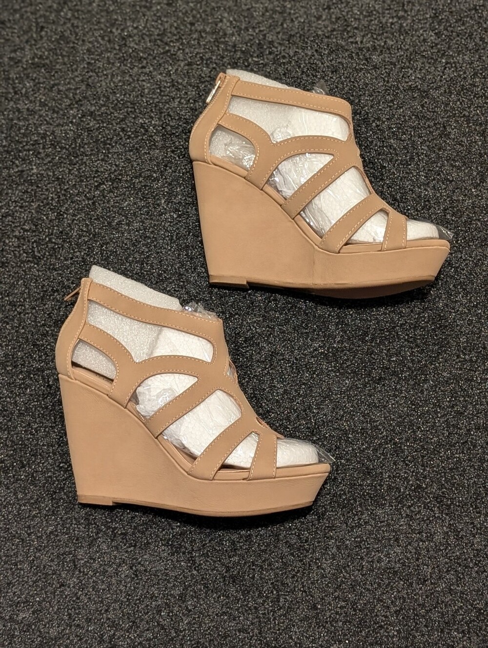 Marco Republic Peru Women's Tan Strappy Block Heeled Sandals Size 9